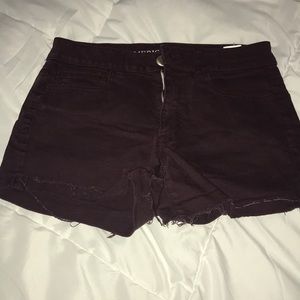 Maroon shorts